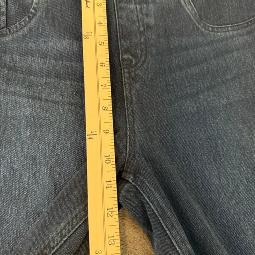 Spanx Jean-ish Leggings Skinny Shaping Pull On Twilight‎ Sleek Indigo Large - Picture 10 of 12